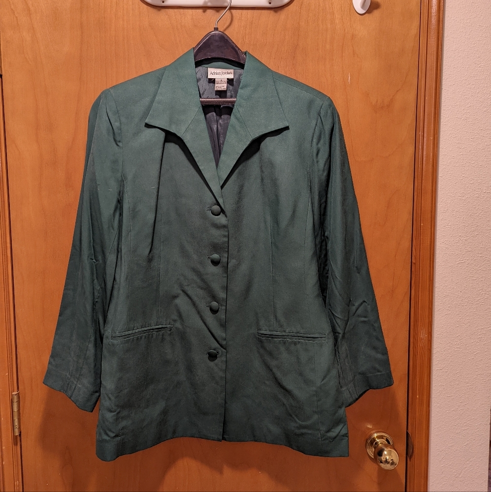 Vintage Adrian Jordan silk blazer